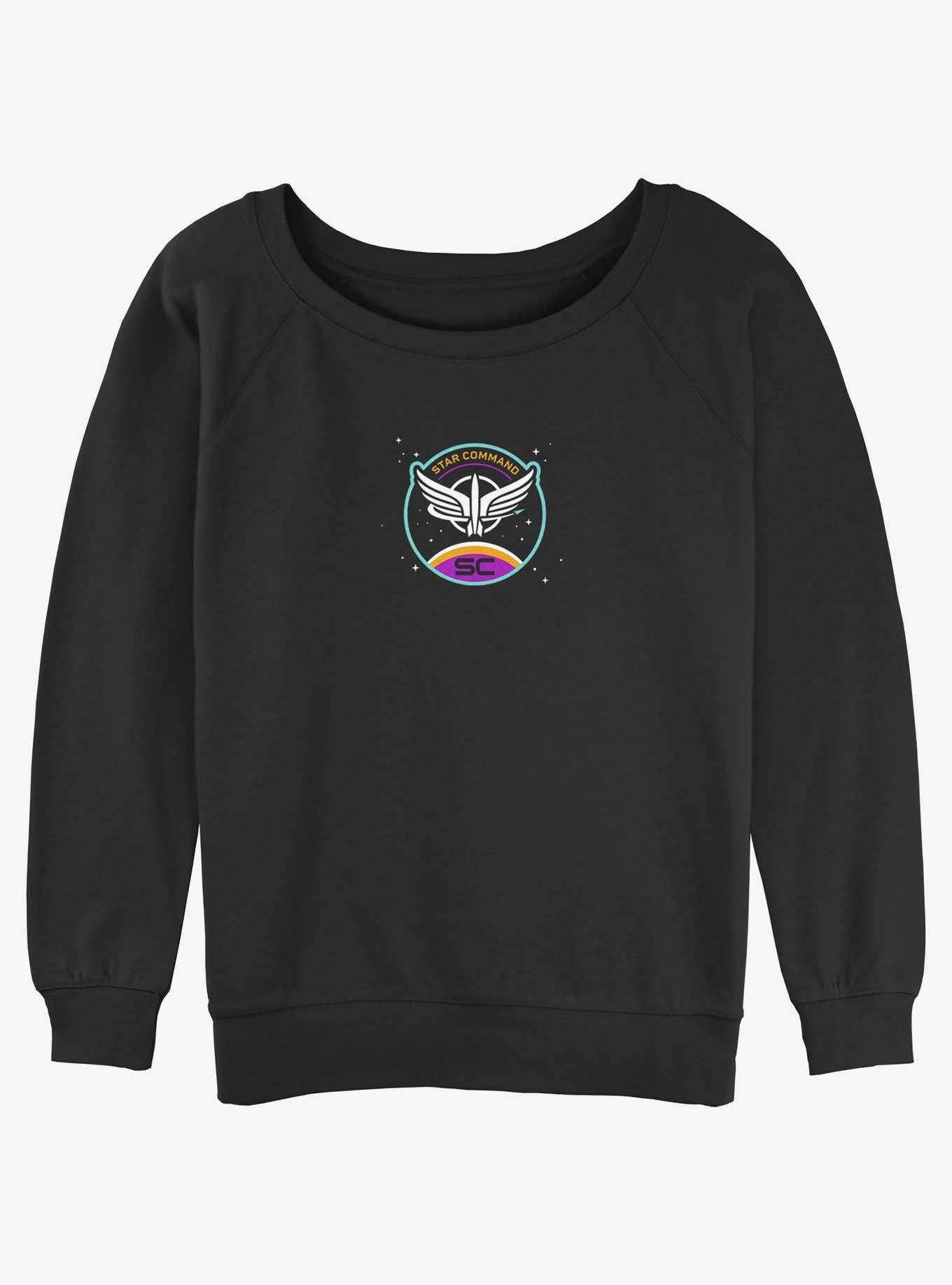 Disney Pixar Lightyear Star Command Icon Womens Slouchy Sweatshirt, , hi-res