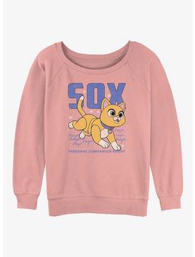 Disney Pixar Lightyear Sox Companion Cat Womens Slouchy Sweatshirt, , hi-res