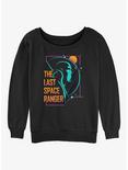 Disney Pixar Lightyear The Last Space Ranger Womens Slouchy Sweatshirt, BLACK, hi-res