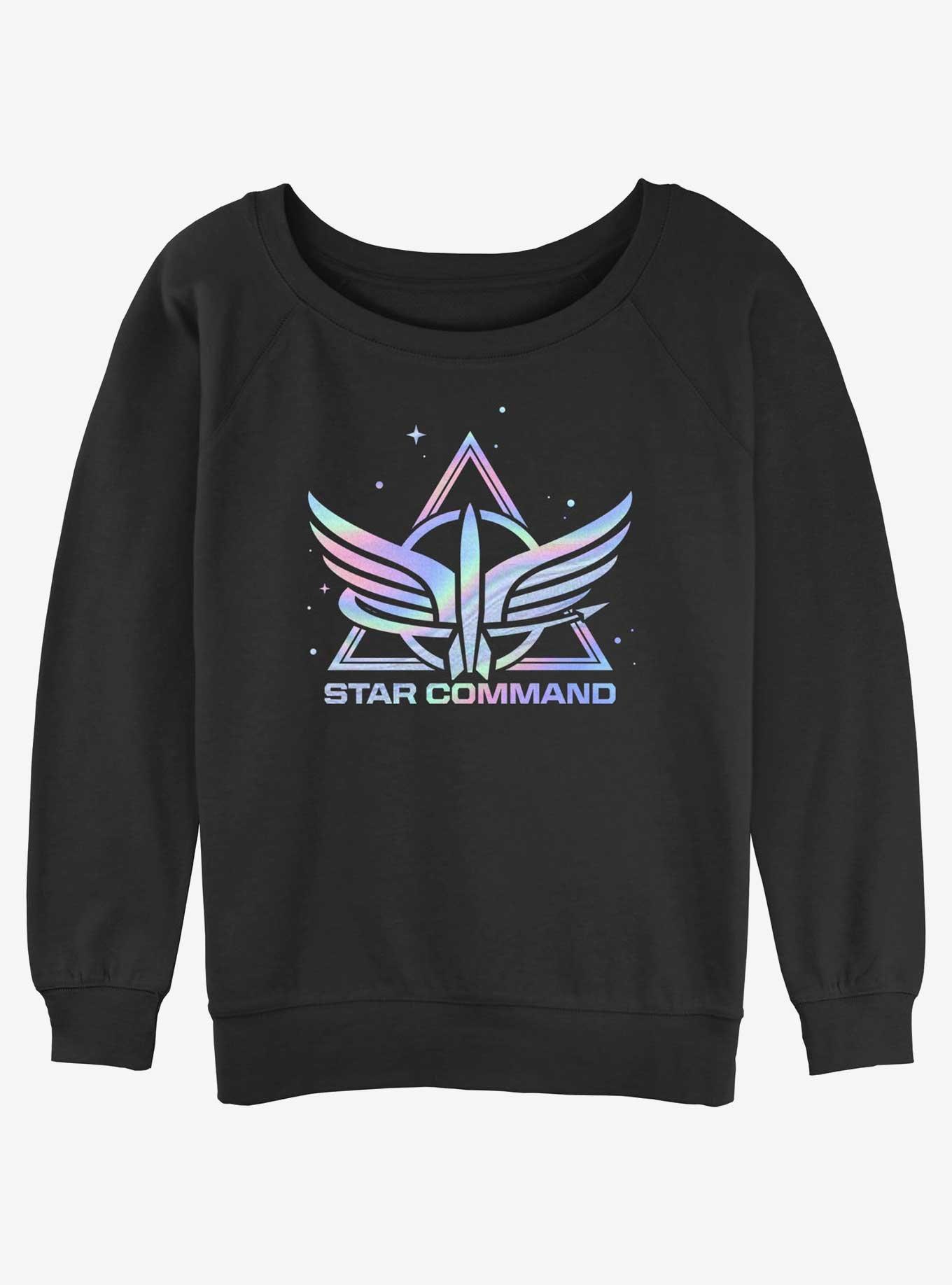 Disney Pixar Lightyear Star Command Icon Womens Slouchy Sweatshirt, , hi-res