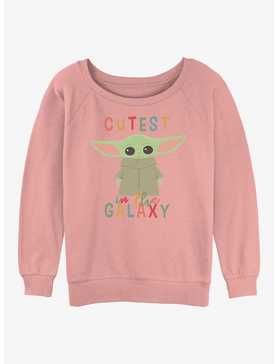 Star Wars The Mandalorian Cutest Child in the Galaxy Womens Slouchy Sweatshirt, , hi-res