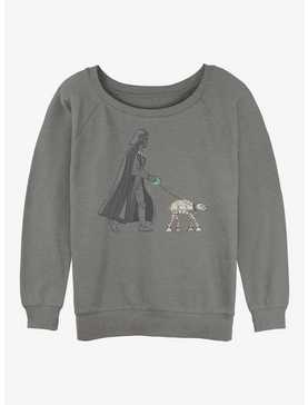 Star Wars Vader Walker Womens Slouchy Sweatshirt, , hi-res