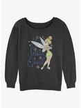 Disney Tinker Bell Snow Good Womens Slouchy Sweatshirt, CHAR HTR, hi-res