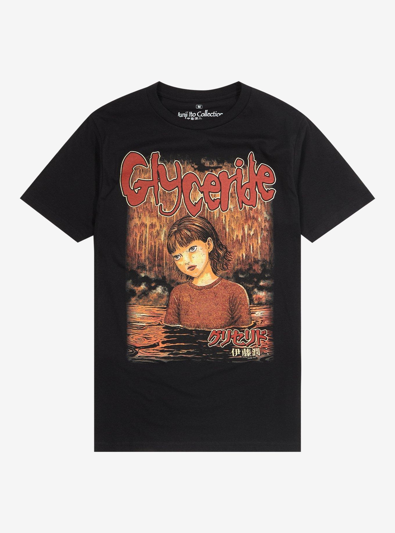Junji Ito Glyceride Boyfriend Fit Girls T-Shirt, MULTI, hi-res