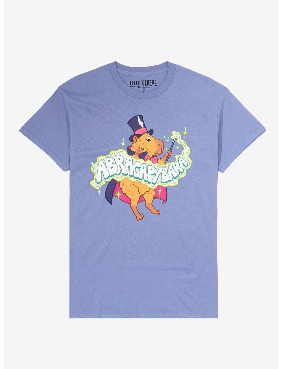 Magician Capybara T-Shirt, LAVENDER, hi-res