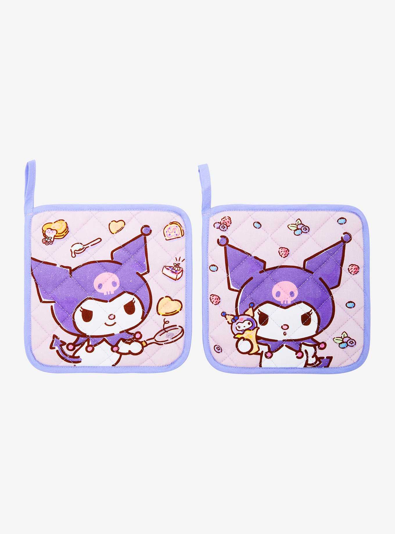 Kuromi Sweets Pot Holder Set, , hi-res