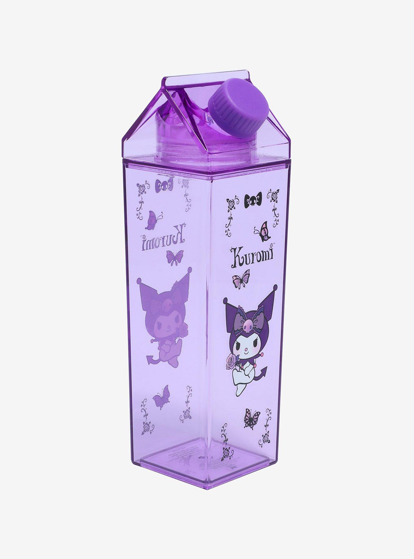 Kuromi Butterflies Milk Carton Water Bottle, , hi-res