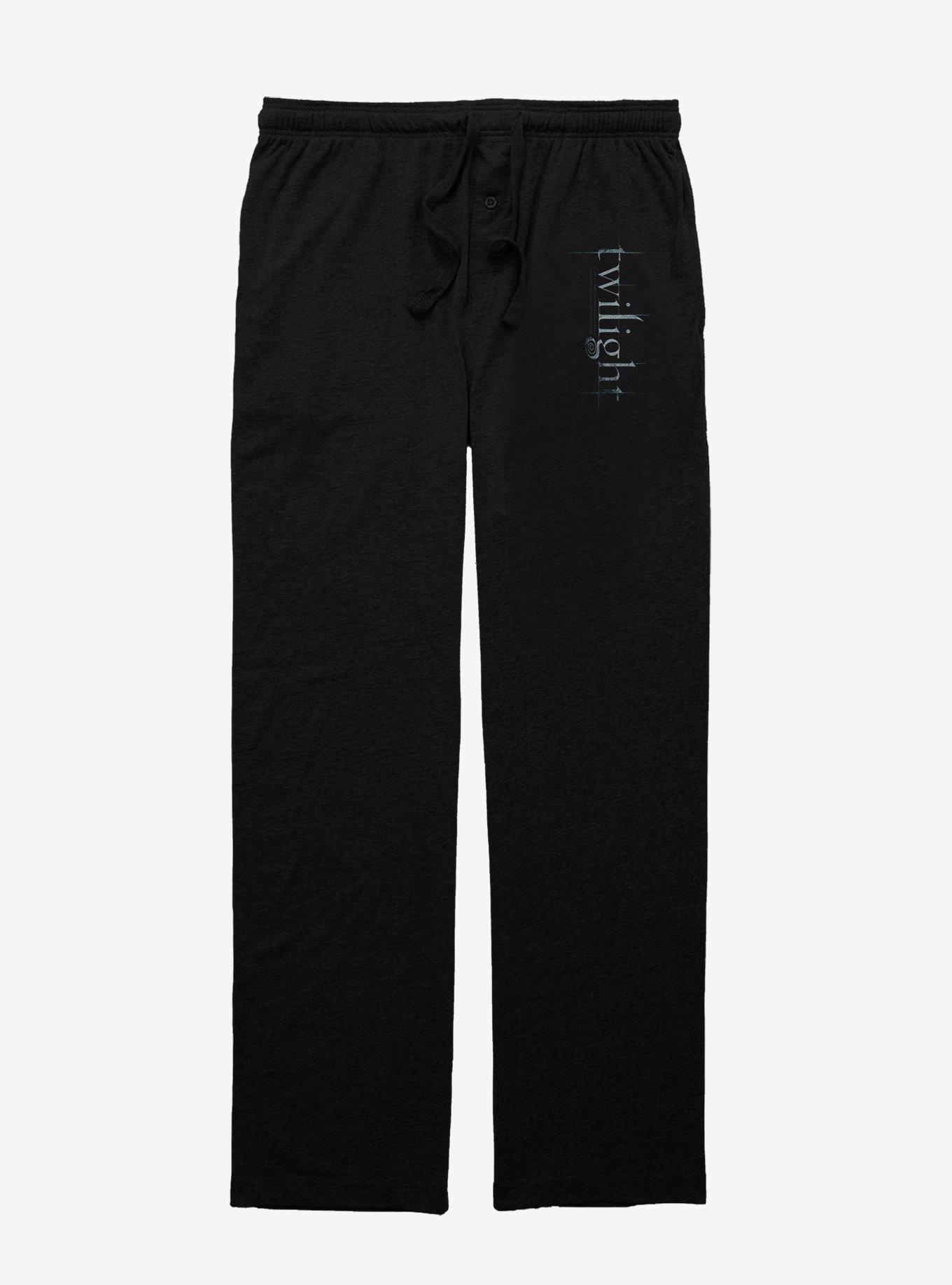 Twilight Sketch Logo Pajama Pants, BLACK, hi-res