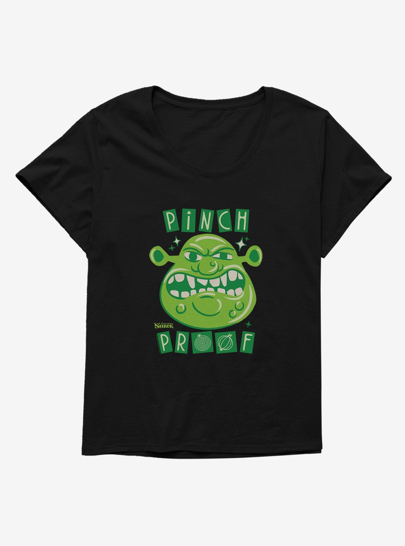 Shrek Pinch Proof Girls T-Shirt Plus Size, BLACK, hi-res