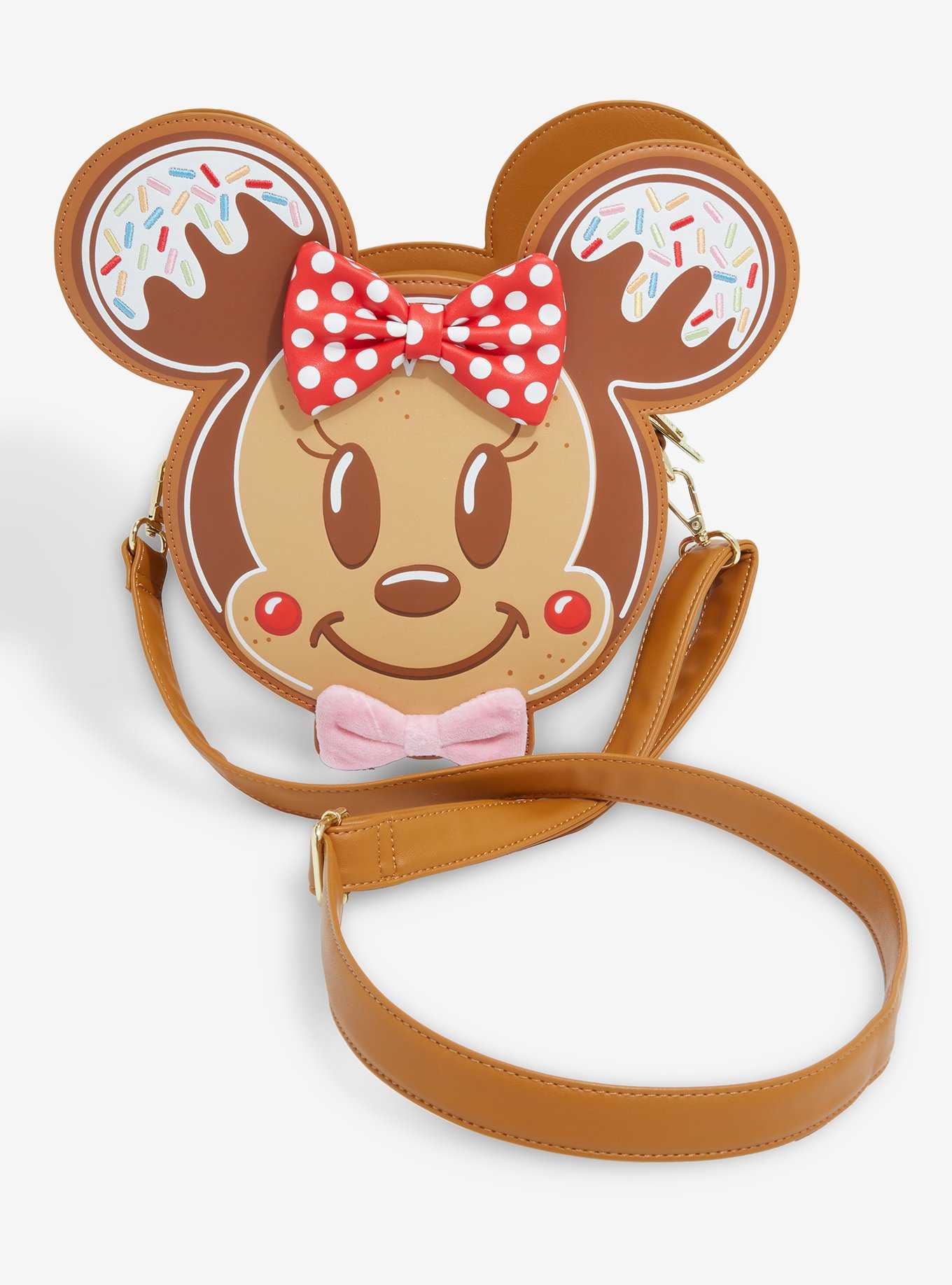 Mickey & Minnie Gingerbread Cookie Crossbody Bag