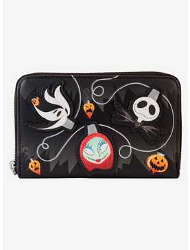 Loungefly The Nightmare Before Christmas Tree & Ornaments Zipper Wallet, , hi-res