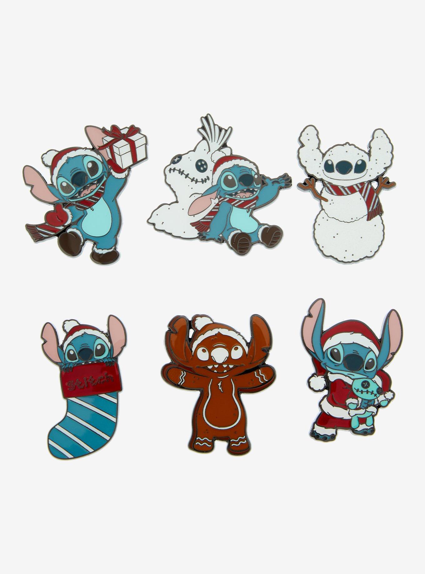 Loungefly Disney Lilo & Stitch Holiday Stitch Blind Box Enamel Pin, , hi-res