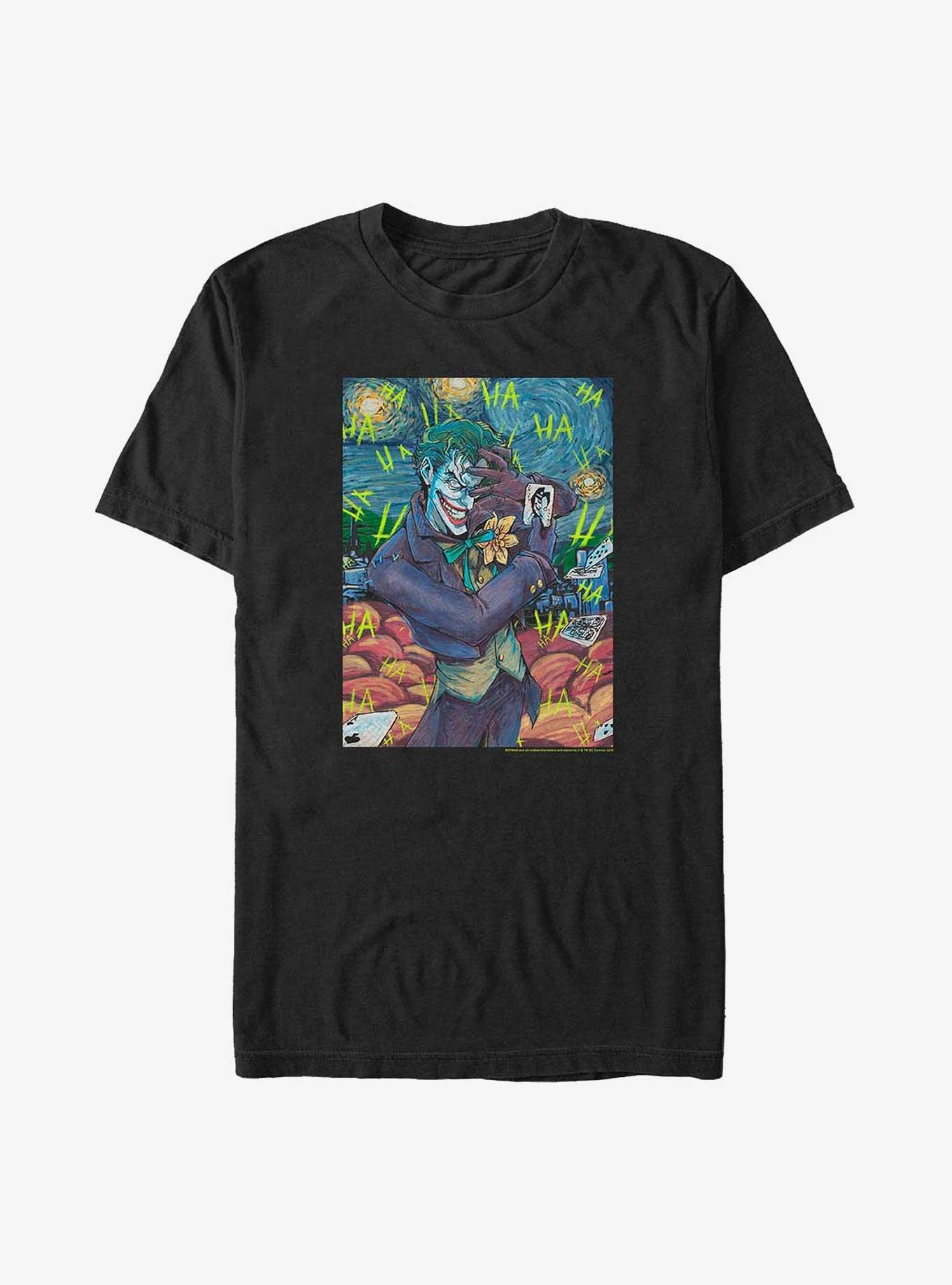 DC Comics Batman Starry Night Joker Big & Tall T-Shirt, , hi-res