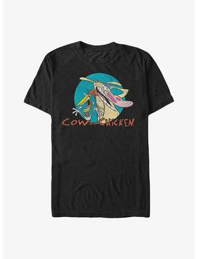 Cartoon Network Cow and Chicken Badge Big & Tall T-Shirt, , hi-res