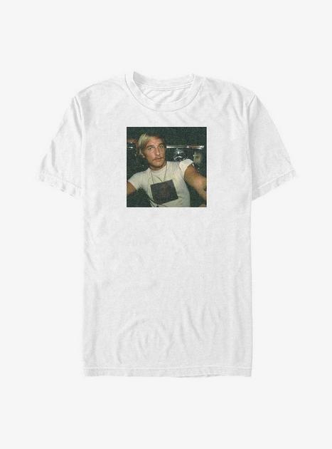 Dazed and Confused David Wooderson Selfie Big & Tall T-Shirt - WHITE ...