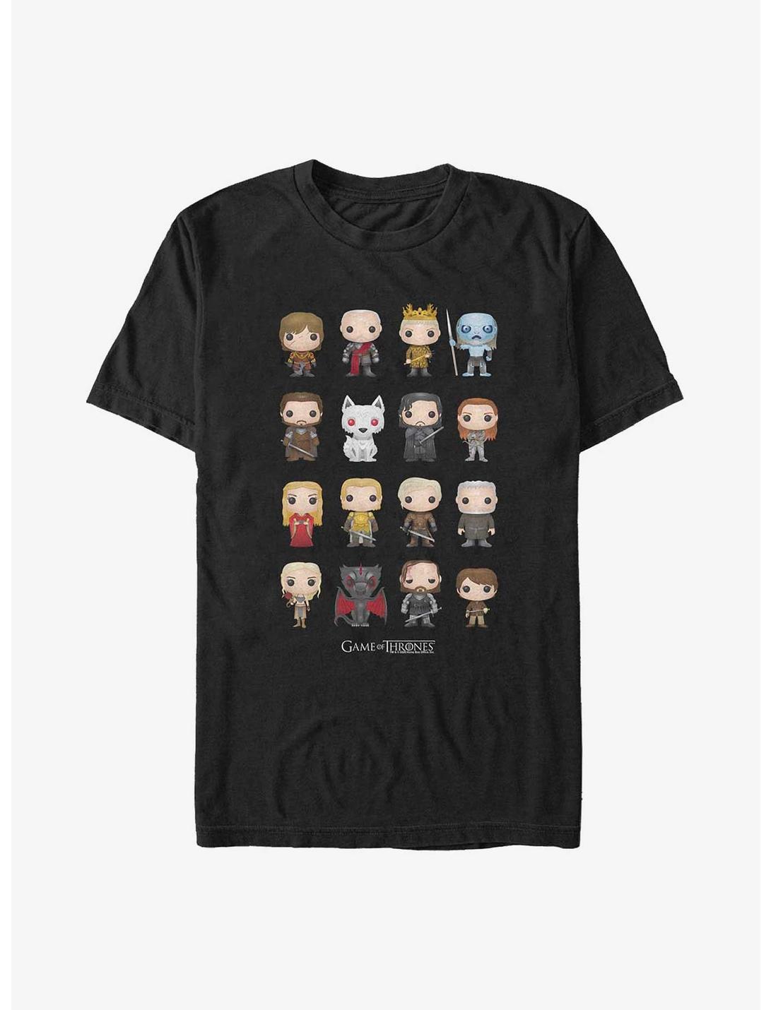 Game of Thrones Funko Crowd Big & Tall T-Shirt, BLACK, hi-res