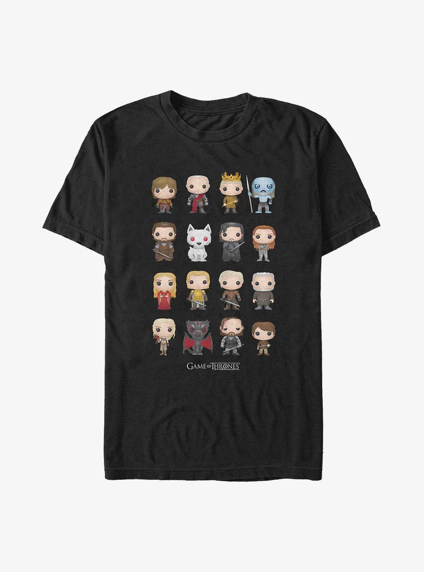 Game of Thrones Funko Crowd Big & Tall T-Shirt, BLACK, hi-res