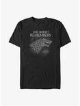 Game of Thrones The North Remembers Big & Tall T-Shirt, BLACK, hi-res