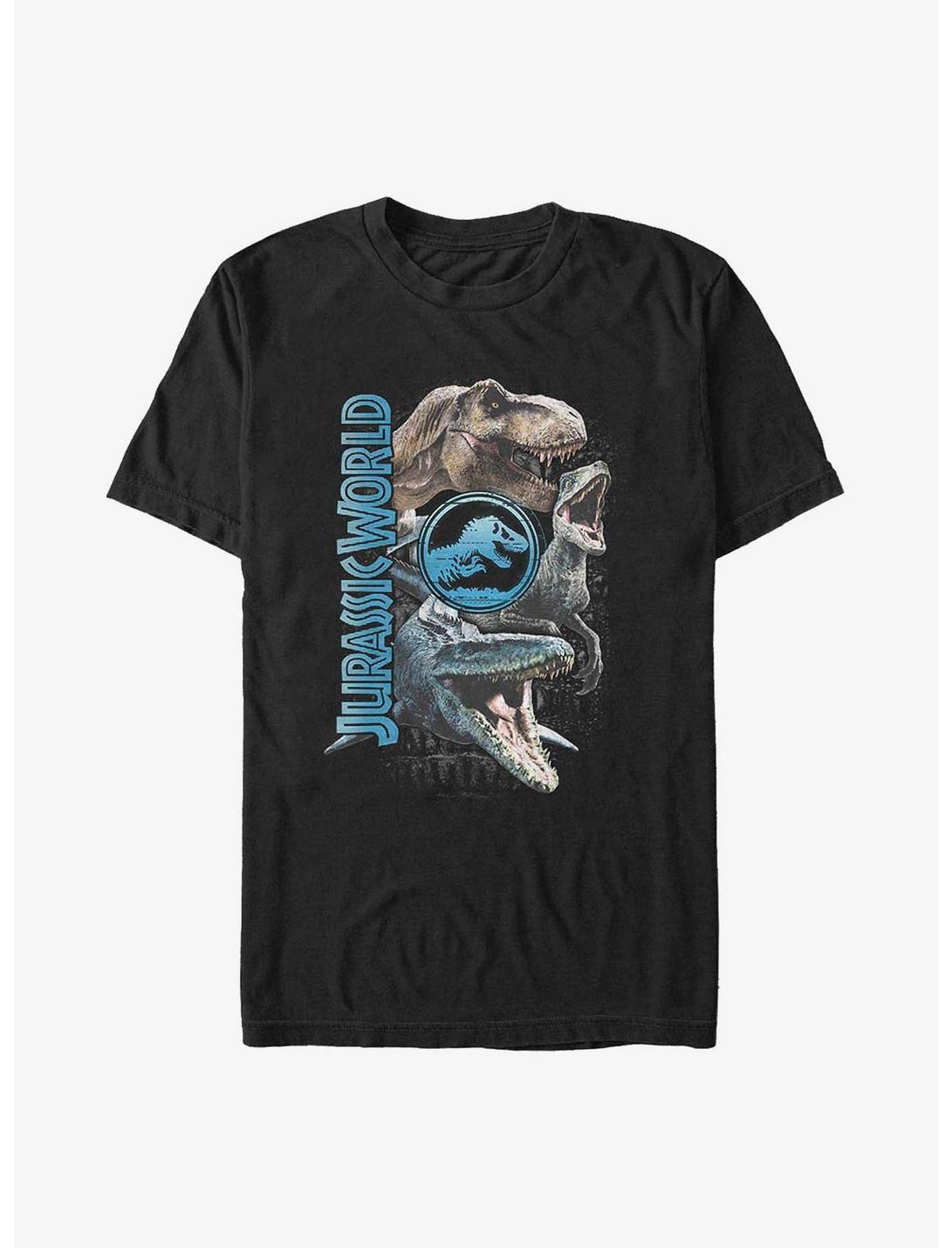 Jurassic Park Dinosaur Raur Big & Tall T-Shirt, BLACK, hi-res