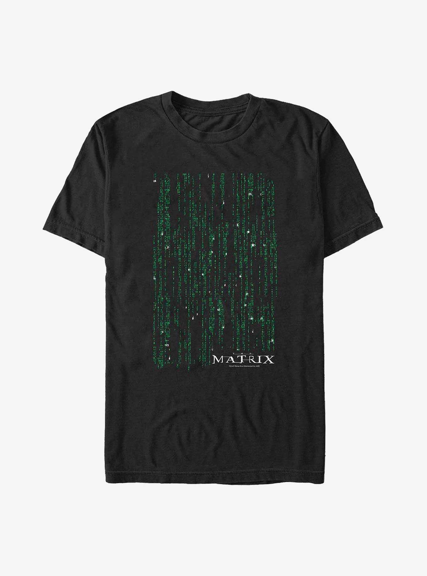 The Matrix Encyrpted Poster Big & Tall T-Shirt, , hi-res