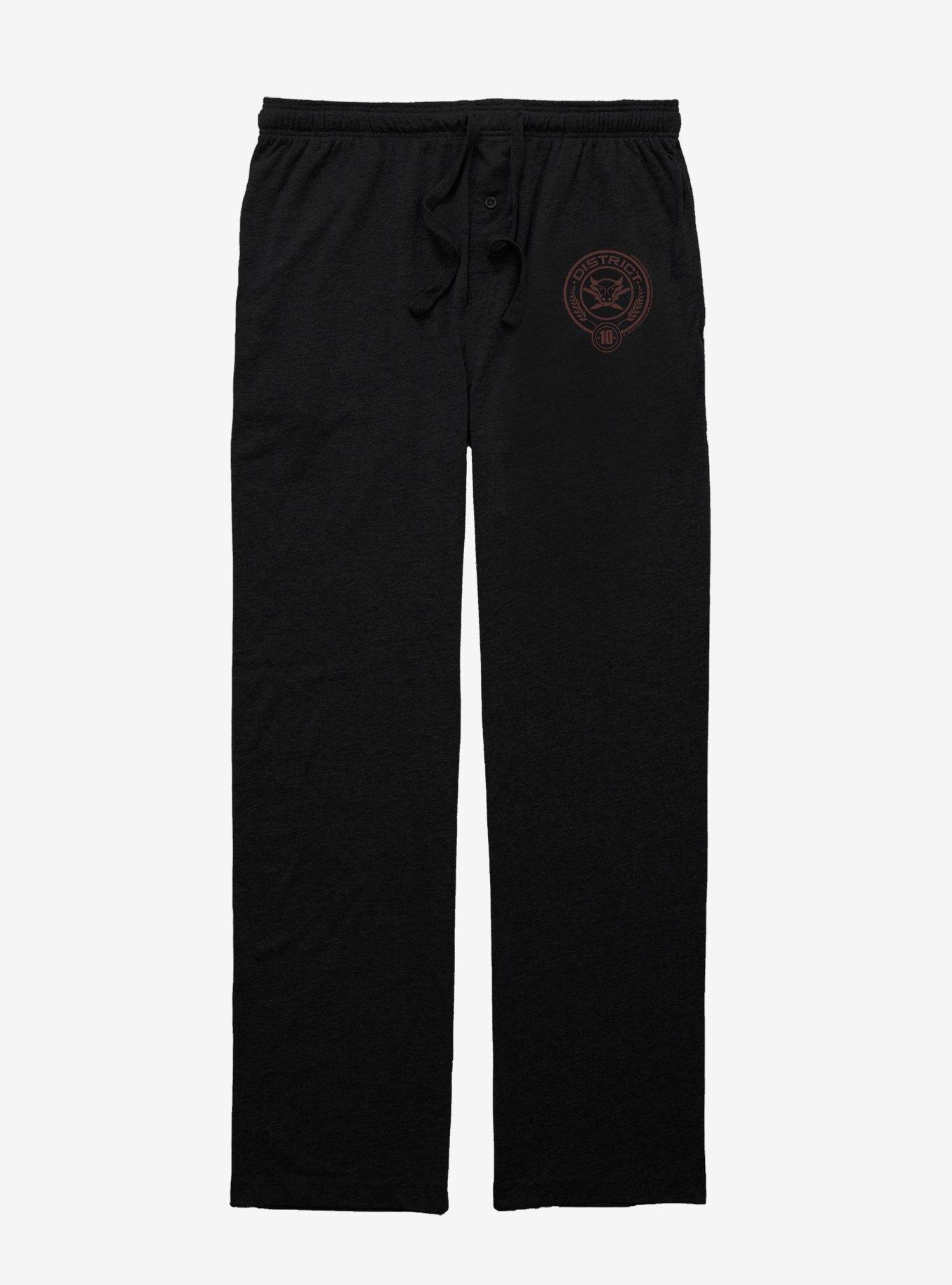 Hunger Games District 10 Emblem Pajama Pants, BLACK, hi-res
