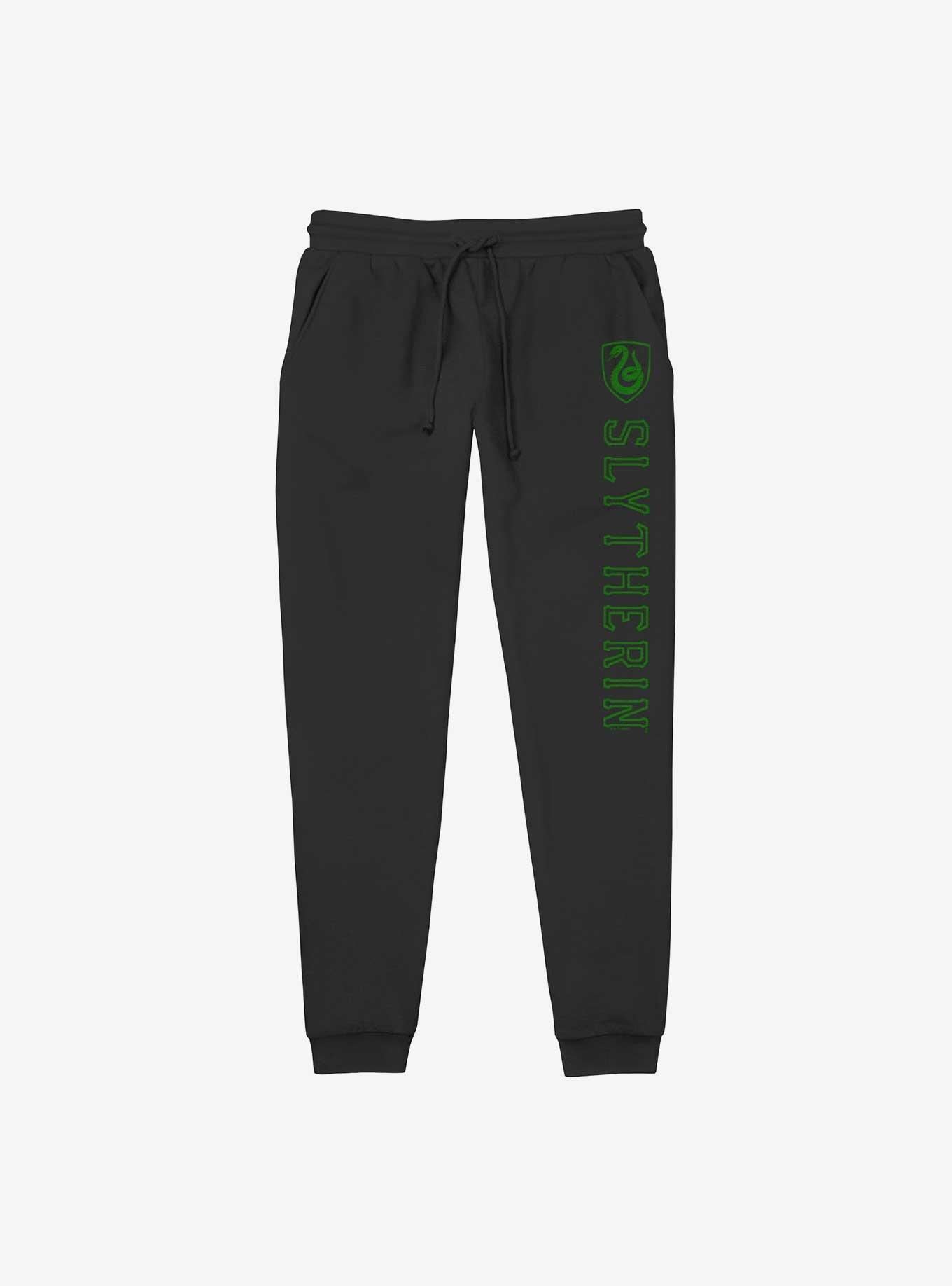 Harry Potter House Slytherin Jogger Sweatpants, BLACK, hi-res