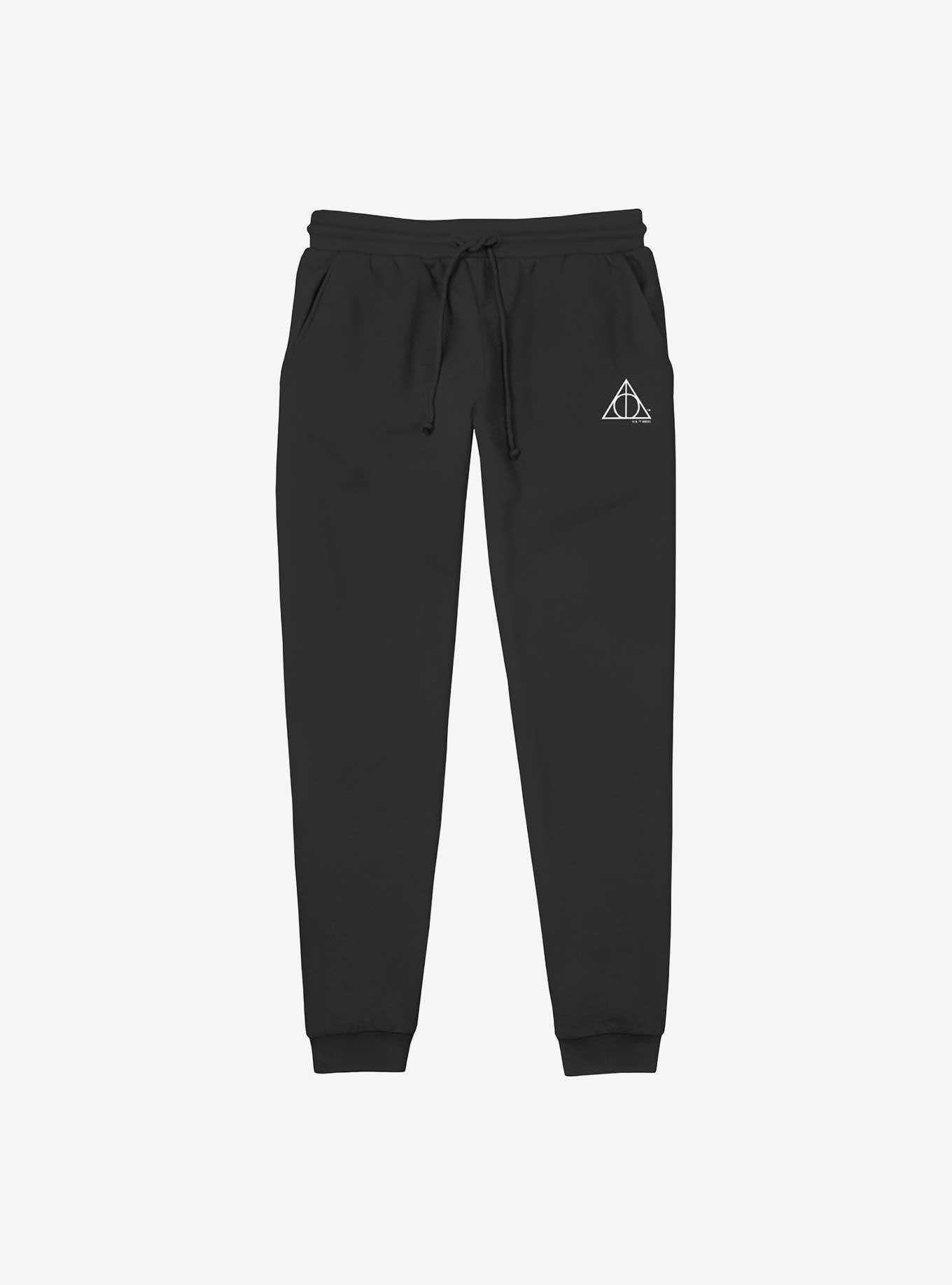 Harry Potter Deathly Hallows Symbol Jogger Sweatpants, BLACK, hi-res