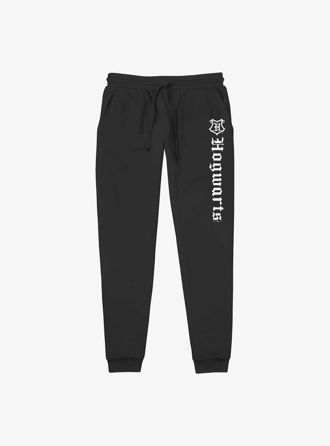 Harry Potter Hogwarts School Crest Jogger Sweatpants, BLACK, hi-res