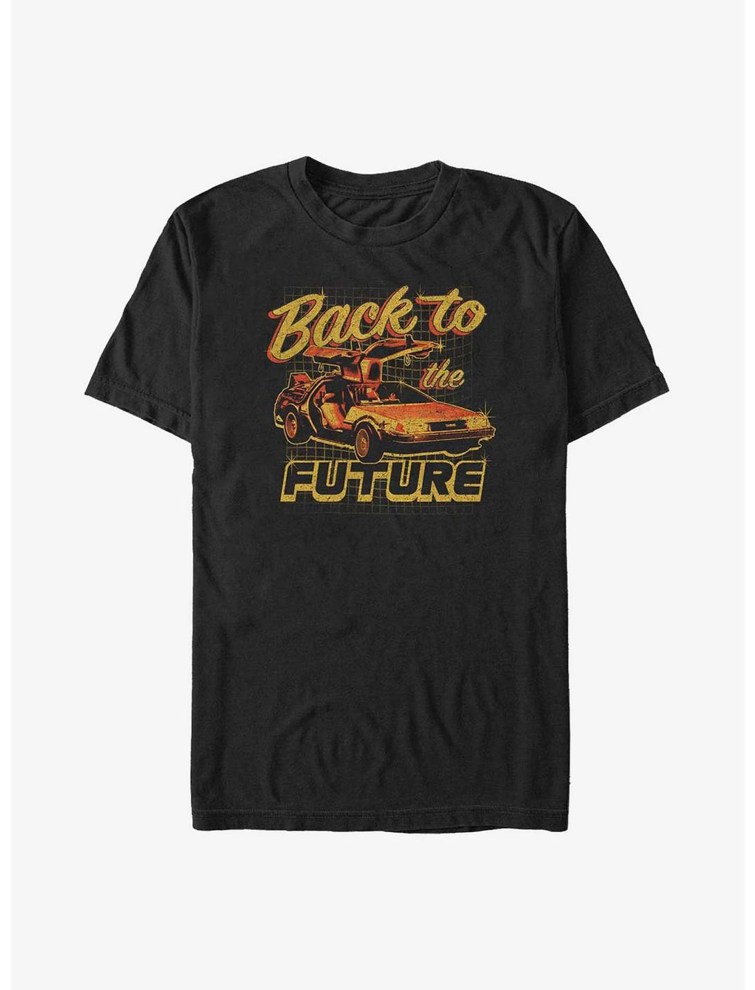 Back to the Future Race Back Big & Tall T-Shirt, BLACK, hi-res