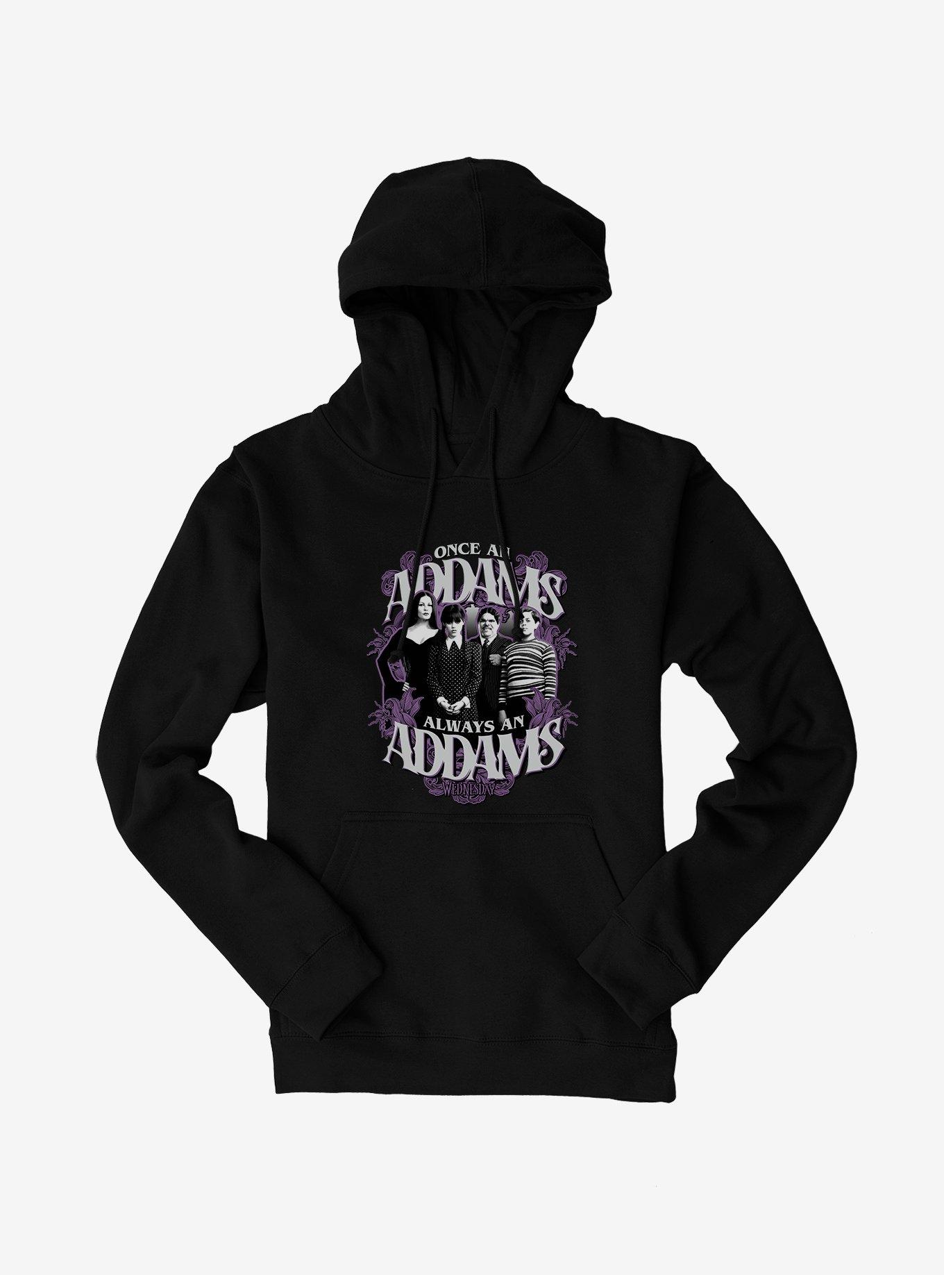 Wednesday Always An Addams Hoodie, , hi-res