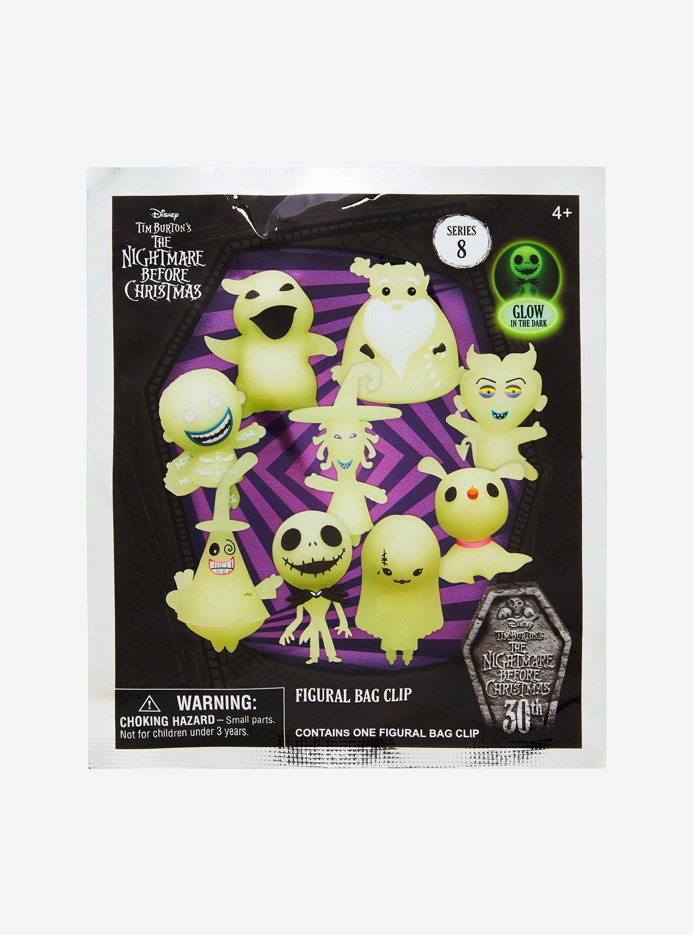 The Nightmare Before Christmas Character Glow-In-The-Dark Blind Bag Key Chain, , hi-res