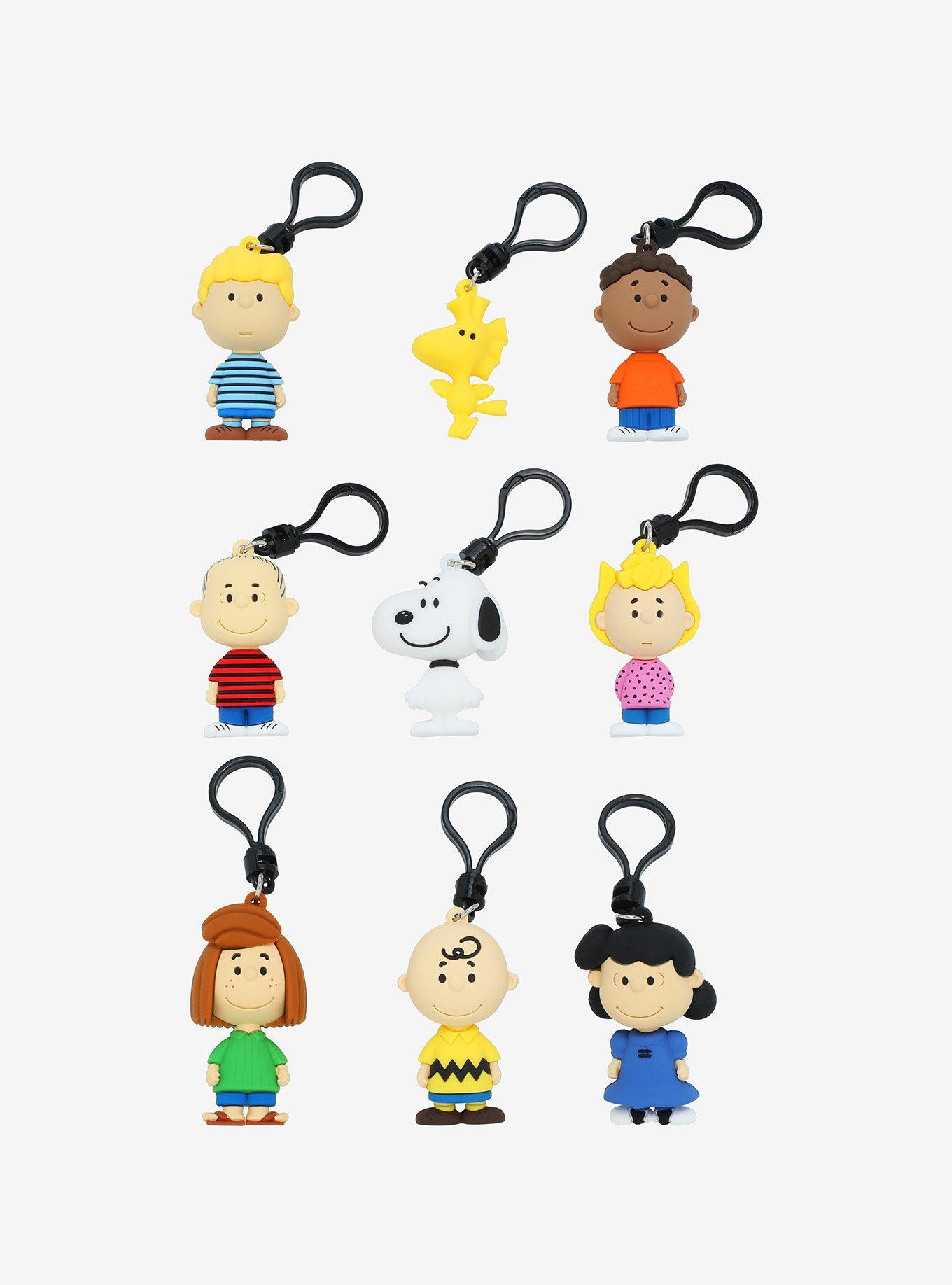 Snoopy and His Friends Keychain With Charms Woodstock Key Ring