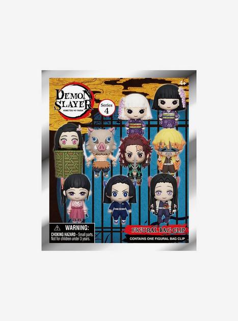 Demon Slayer: Kimetsu No Yaiba Series 4 Blind Bag Figural Key Chain ...