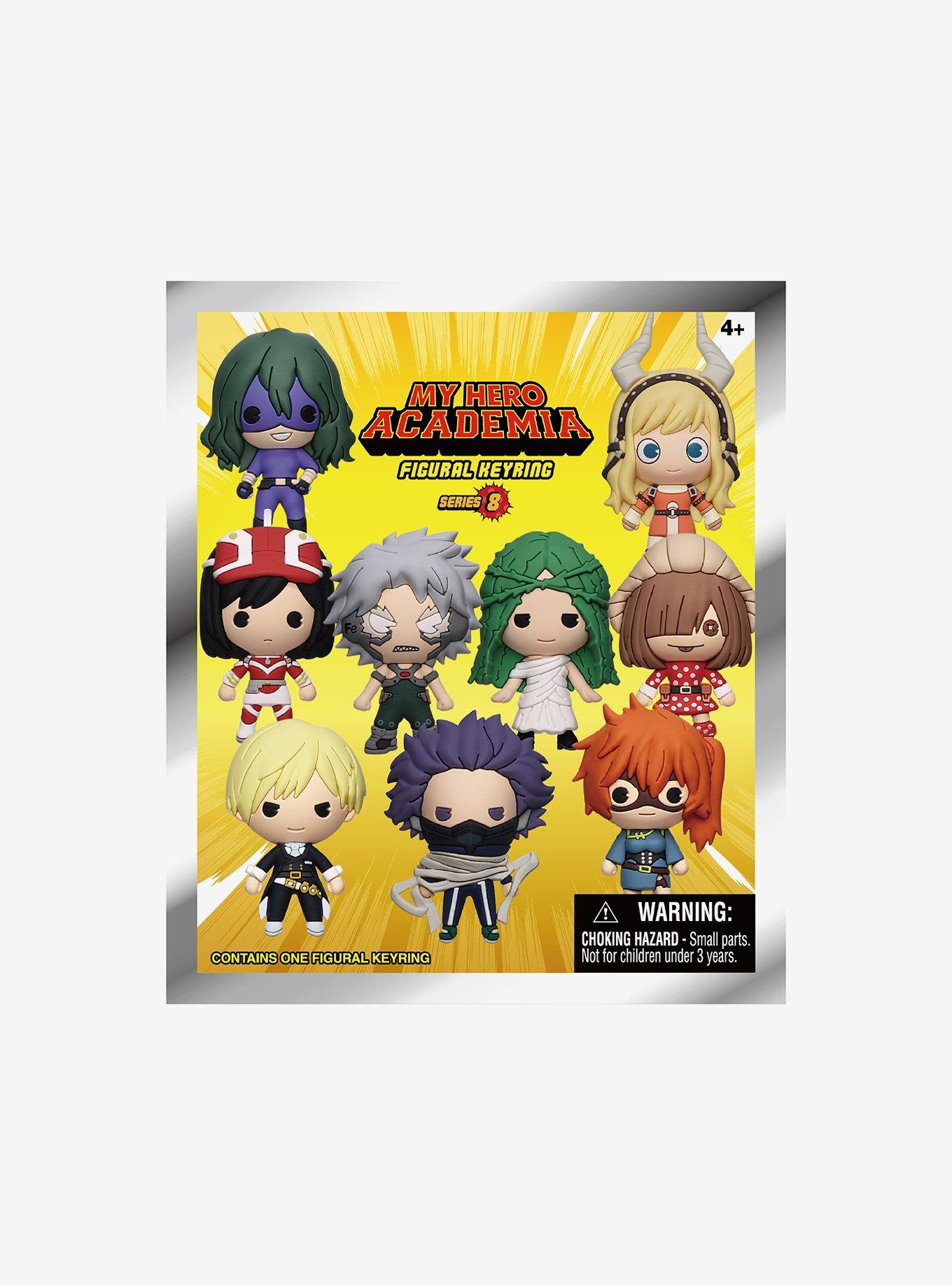 Keyメインヒロインミニフィギュア 8体セット My Hero Academia Series 8 Blind Bag Figural Key Chain | Hot Topic