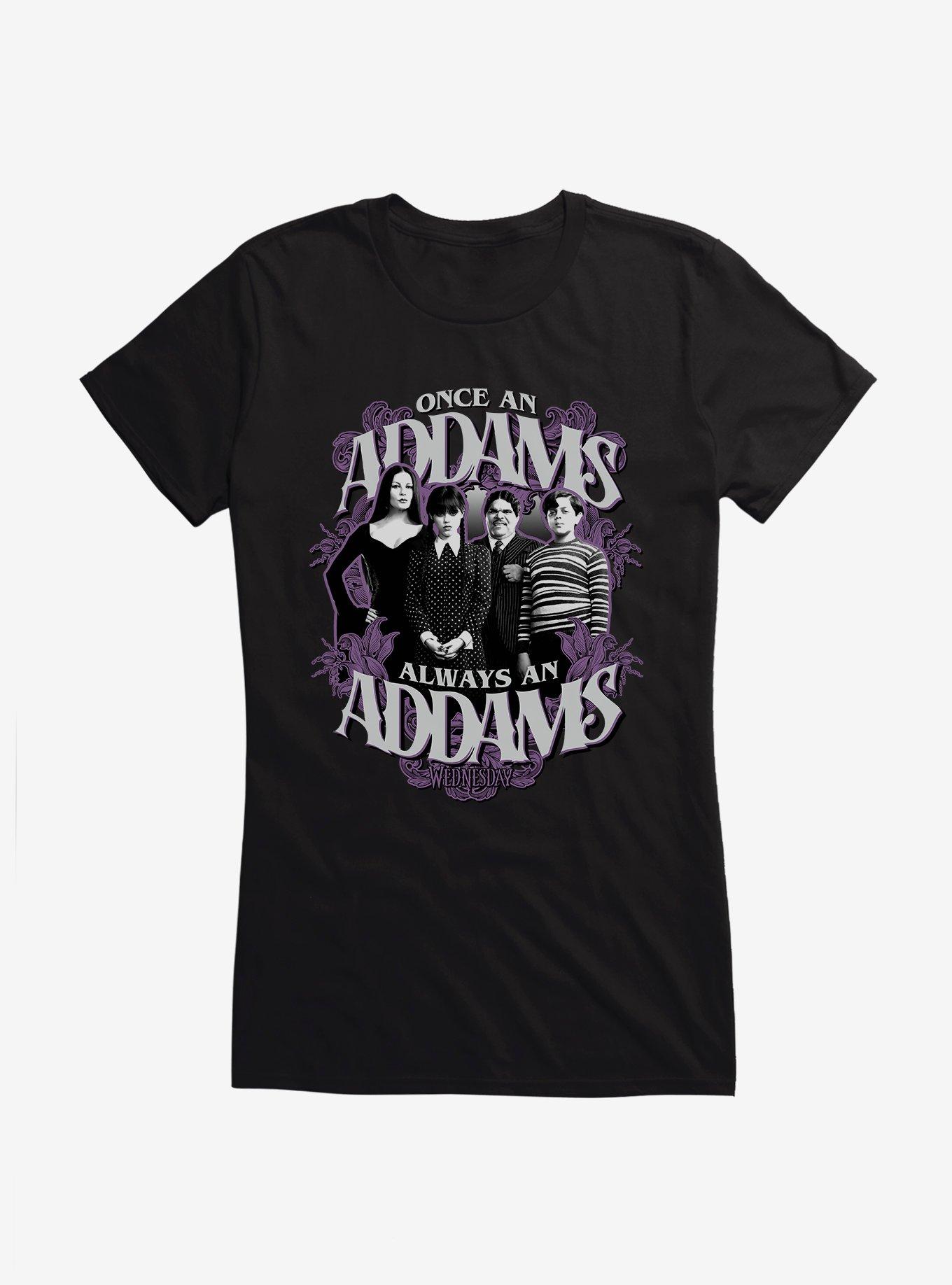 Wednesday Always An Addams Girls T-Shirt, , hi-res