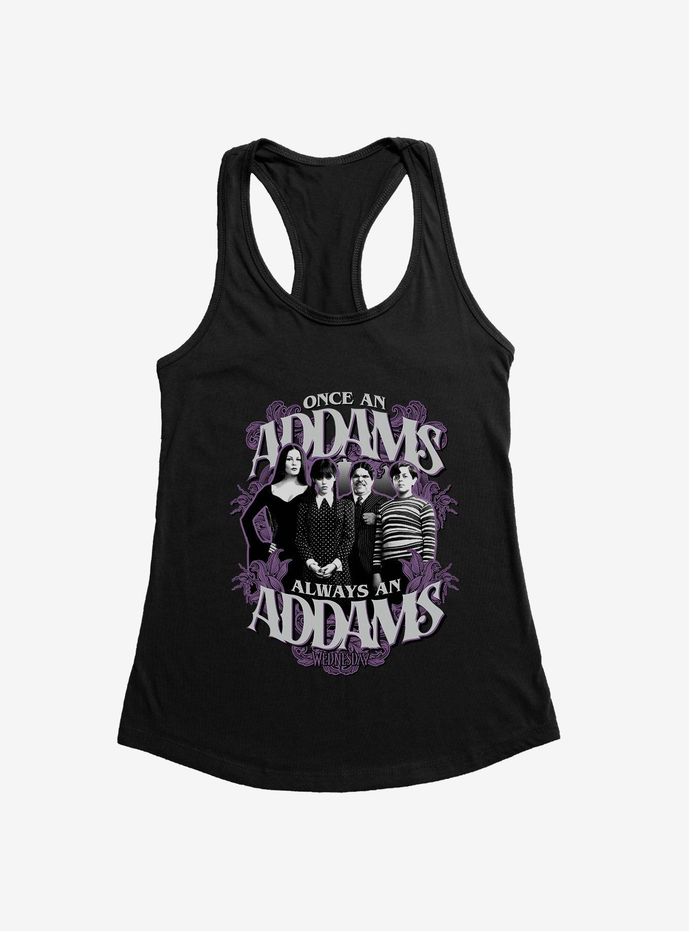Wednesday Always An Addams Girls Tank, , hi-res