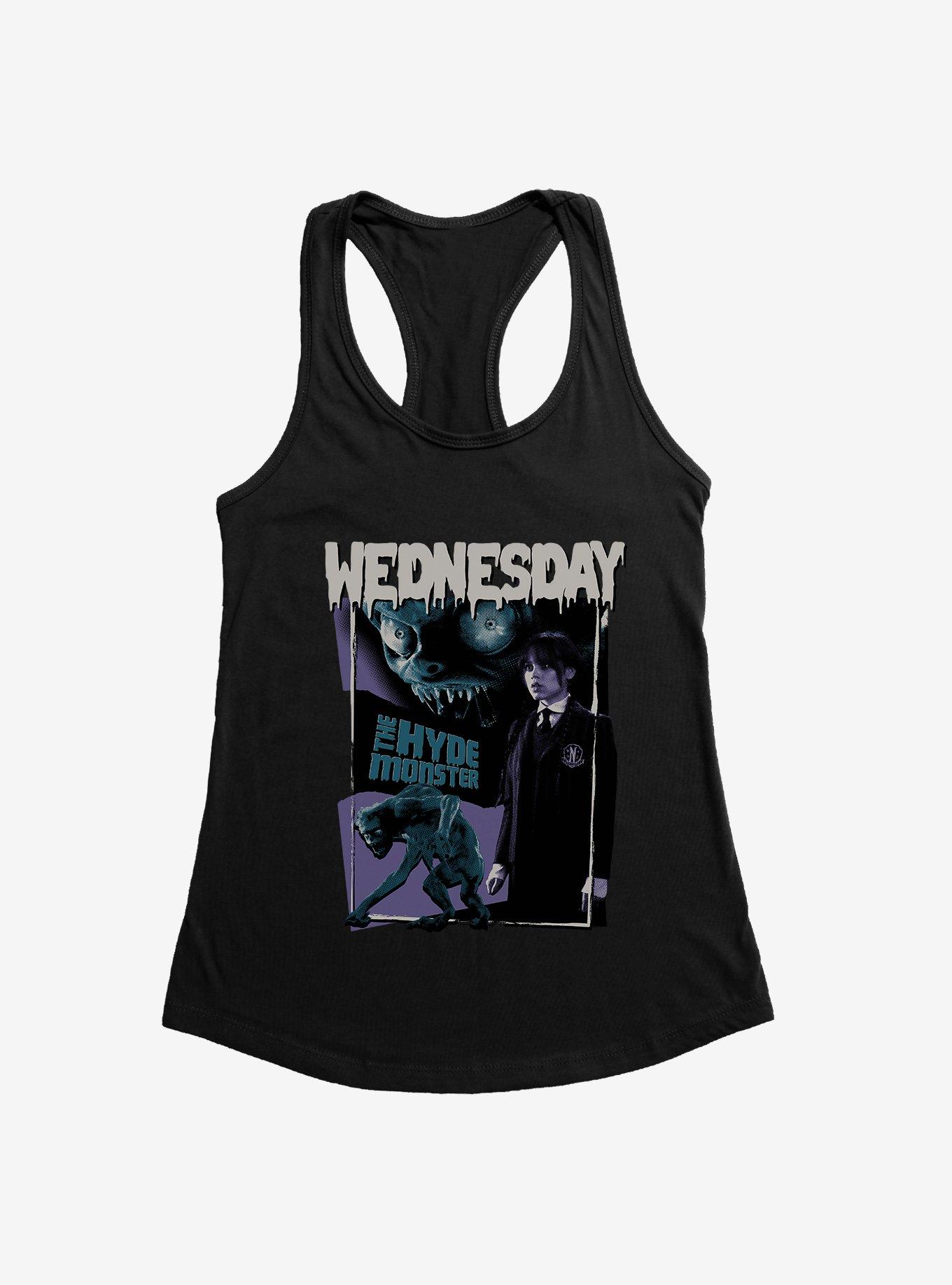 Wednesday The Hyde Girls Tank, BLACK, hi-res