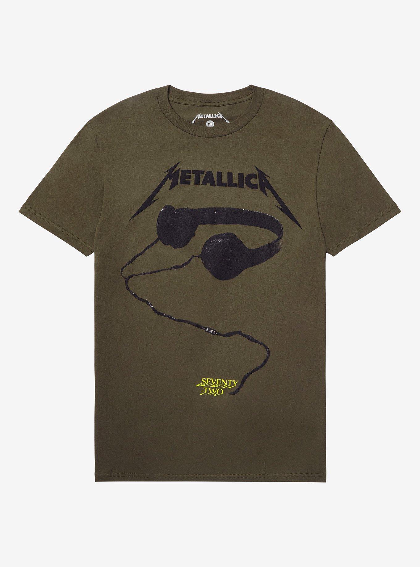 Metallica T Shirt Featured on Beavis & Butthead - Blue - XL