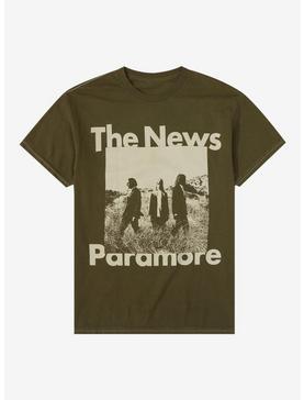 Paramore The News Pigment Wash T-Shirt, , hi-res
