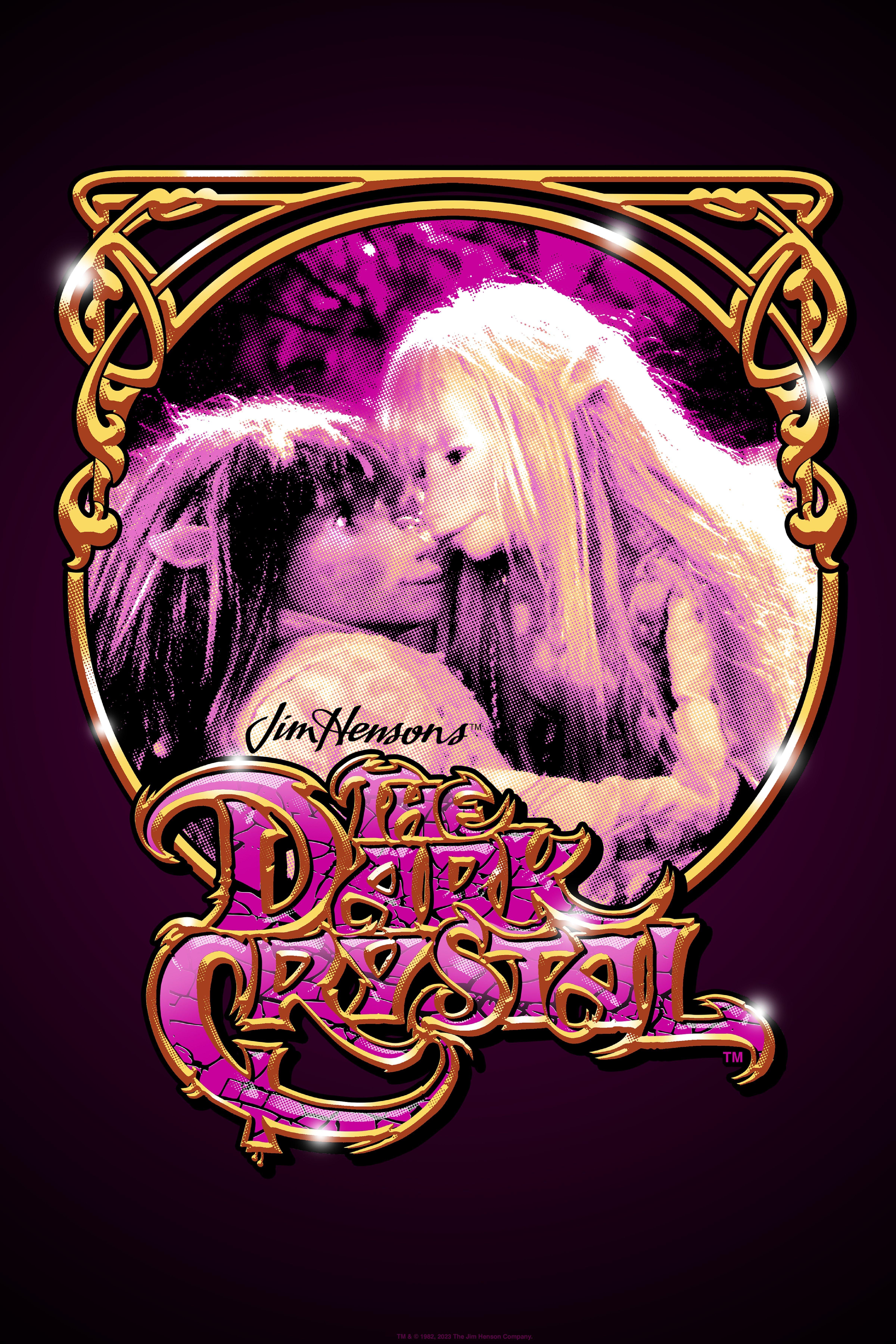 The Dark Crystal Jen & Kira Embrace Poster, WHITE, hi-res