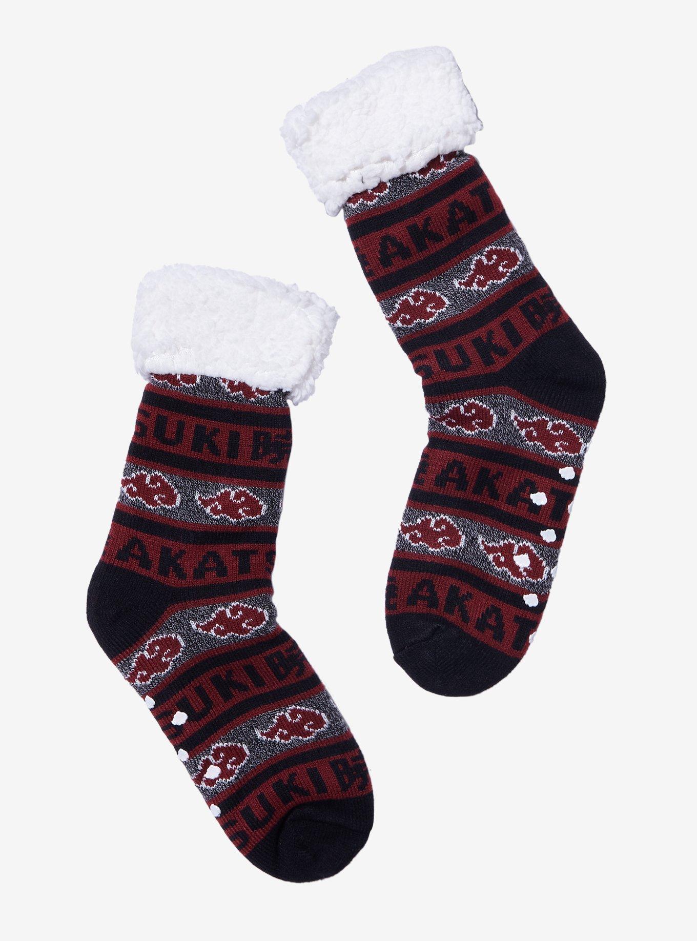 Naruto Shippuden Akatsuki Cozy Socks, , hi-res