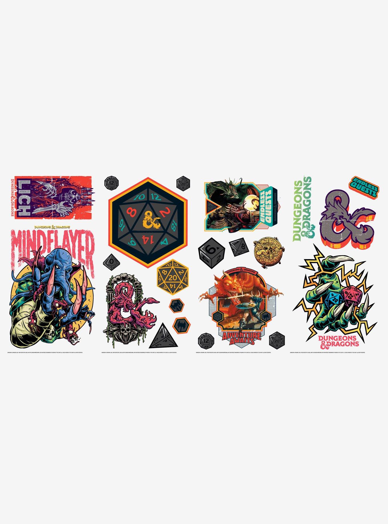 Dungeons & Dragons Peel & Stick Wall Decals, , hi-res