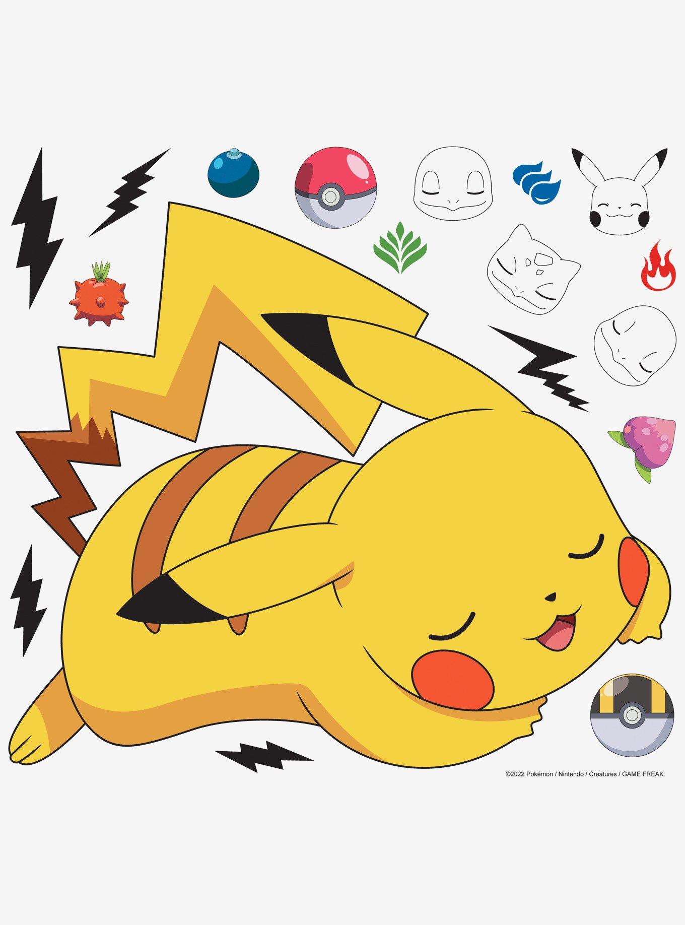 Poster Pokemon - Pikachu Asleep, Wall Art, Gifts & Merchandise