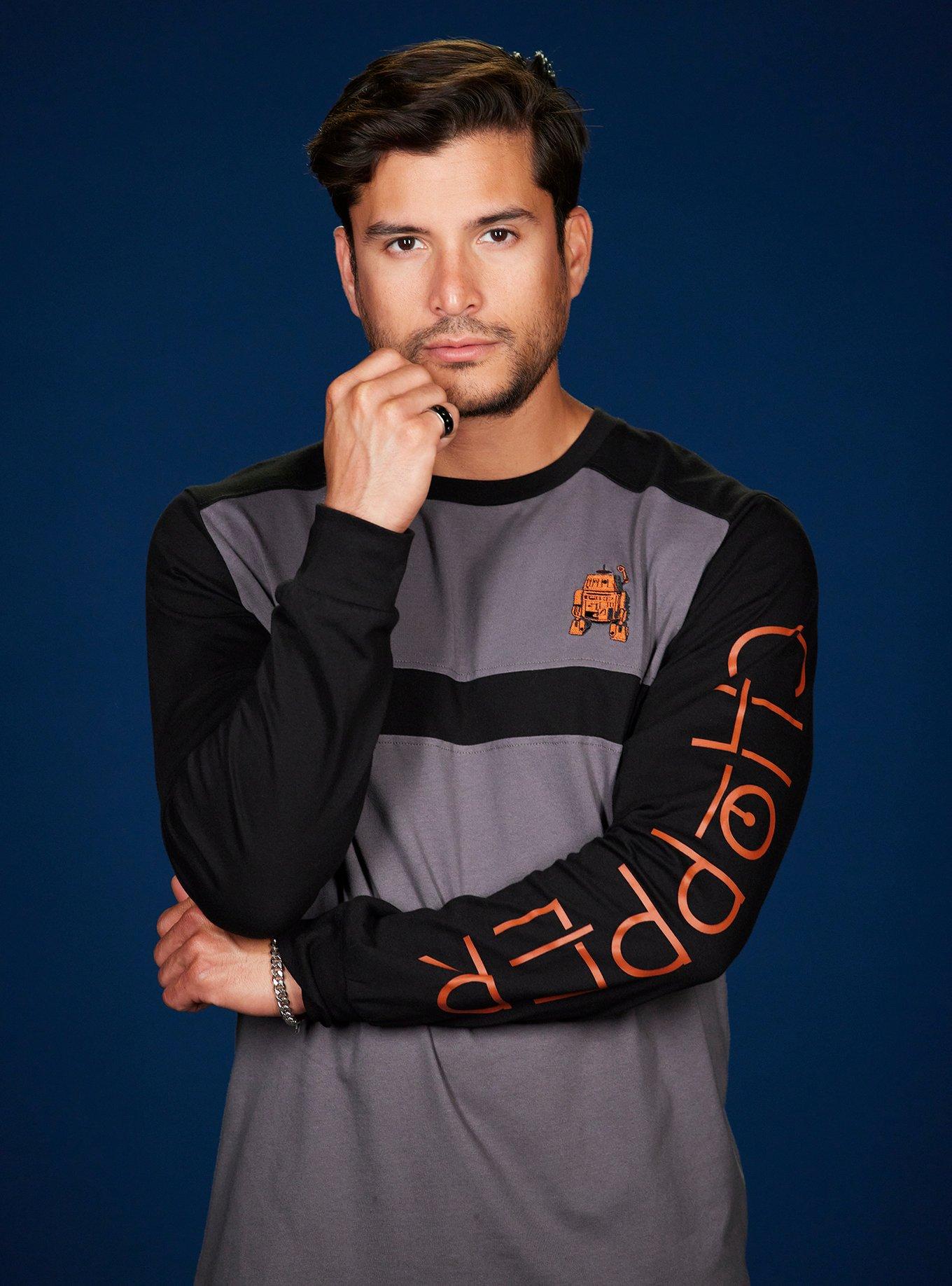 Our Universe Star Wars Ahsoka Chopper Long-Sleeve T-Shirt Our Universe Exclusive, MULTI, hi-res