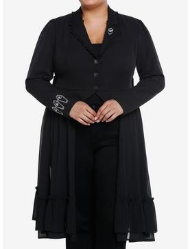 Interview With The Vampire Coffins Peplum Waistcoat Plus Size, , hi-res