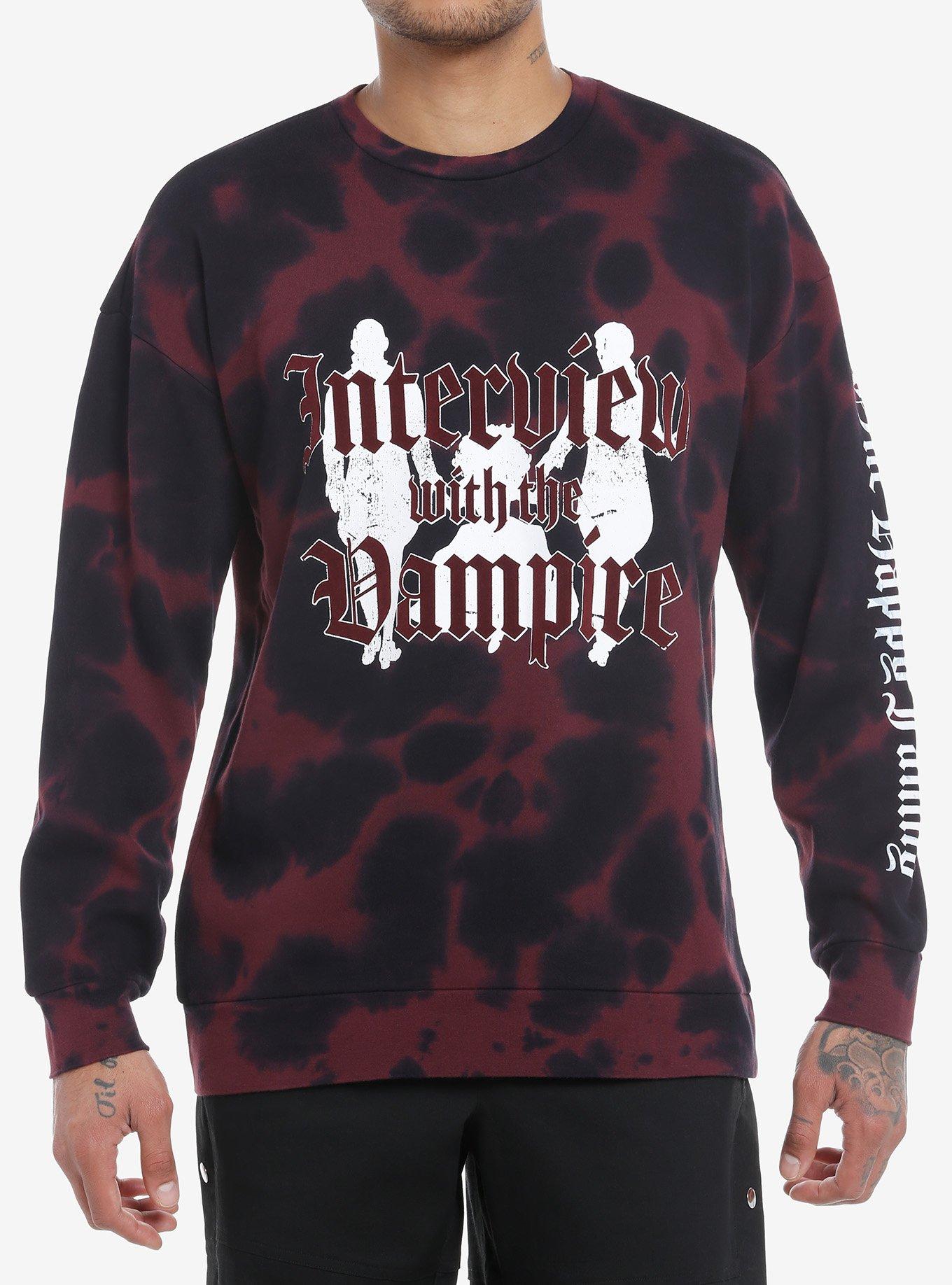 Interview With The Vampire Silhouettes Tie-Dye Sweatshirt, , hi-res