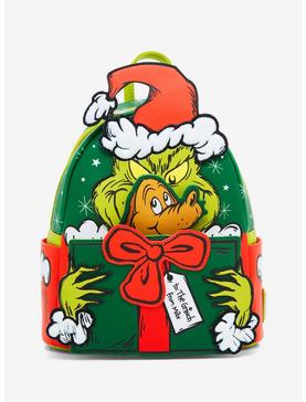 Loungefly The Grinch Who Stole Christmas Grinch and Max Present Mini Backpack, , hi-res