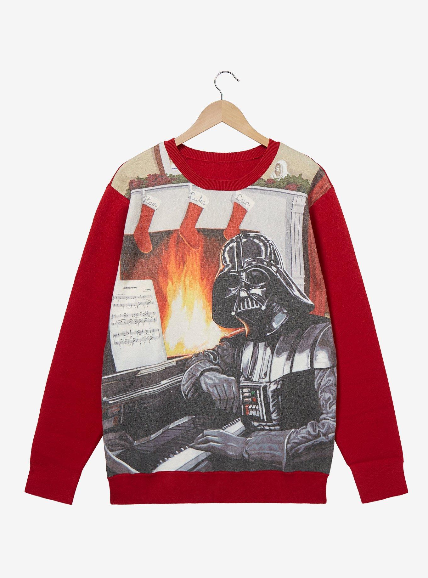 Star Wars Darth Vader Piano Portrait Holiday Sweater, , hi-res