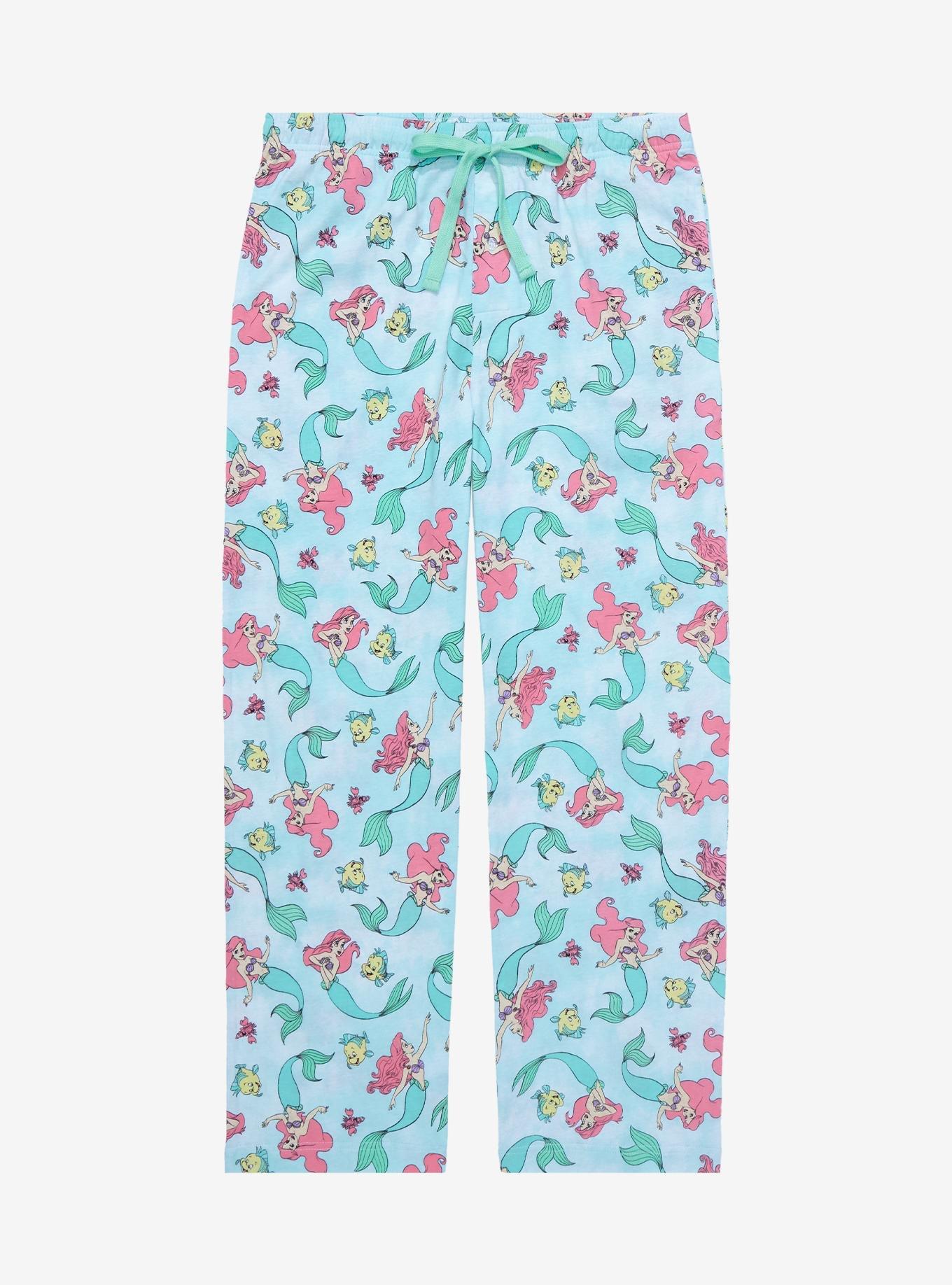 Disney The Little Mermaid Ariel & Friends Allover Print Lounge Pants, MULTI, hi-res