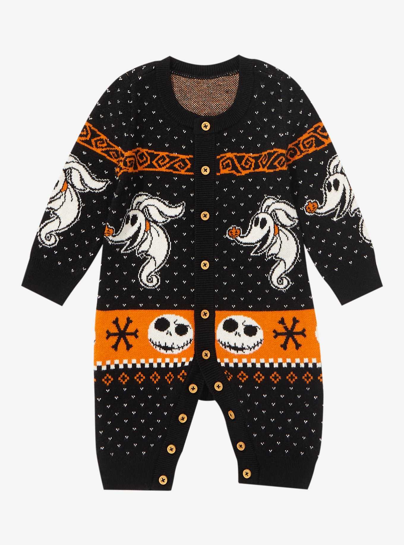 Disney The Nightmare Before Christmas Zero Sweater Infant One-Piece - BoxLunch Exclusive, , hi-res